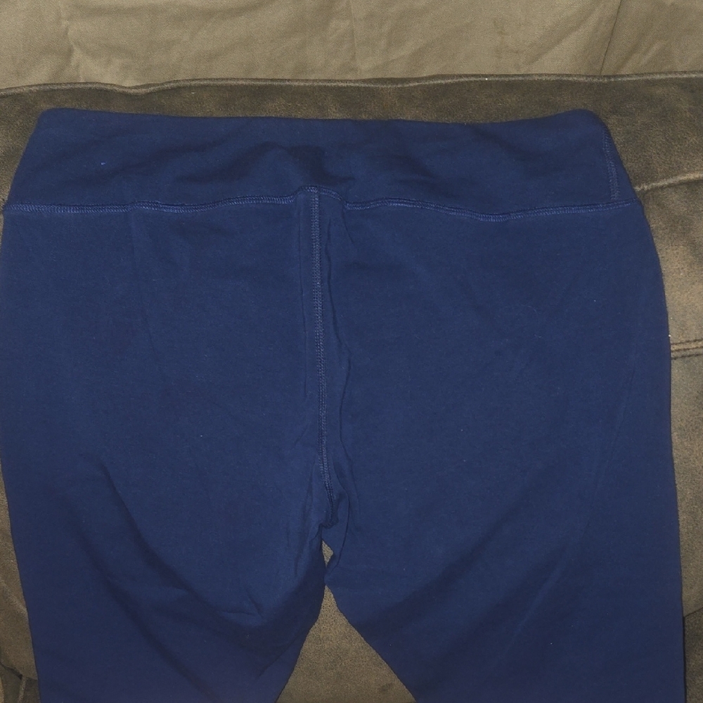 Womens Reebok Blue Leggings With a Red & White Trim and Star Design ~ Size XL - Picture 7 of 16